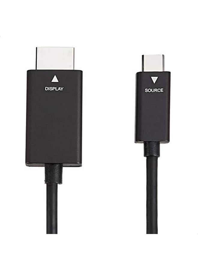 Premium Aluminum Usb C To Hdmi Cable Adapter Thunderbolt 3 Compatible 4K 60Hz 1 Foot - Image 3