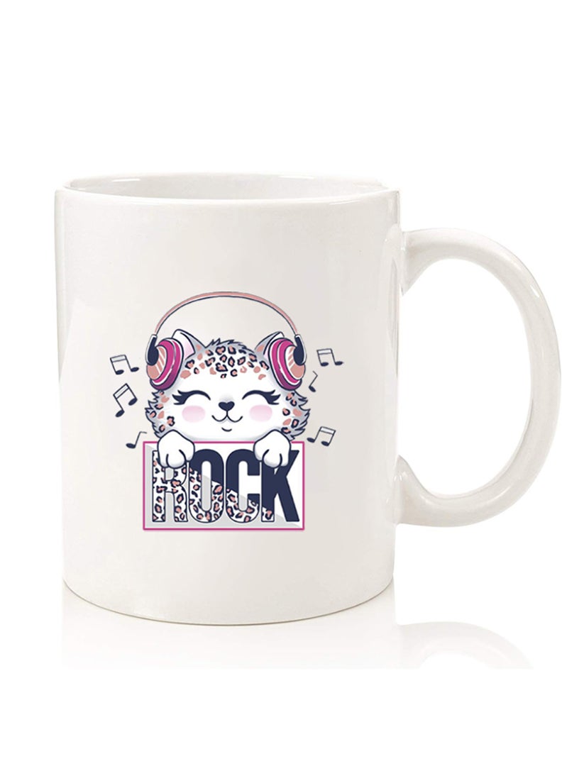 Theodor Premium Quality Two Sided Printed Coffee Mug Tea Cup For Home Office, Kids Men Women Rock - Image 1