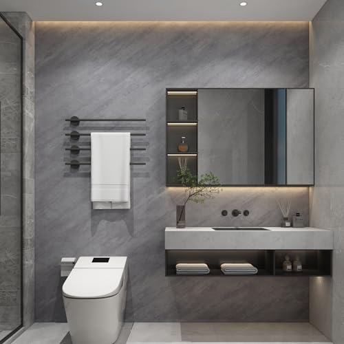 3yecao 16"×118" Thick Grey Concrete Contact Paper for Countertops 3D Gray Concrete Wallpaper Peel and Stick Removable Cement Wallpaper Vinyl Wrap Tile Sticker for Kitchen Island Walls - Image 3
