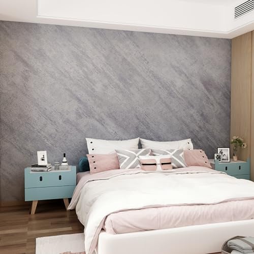 3yecao 16"×118" Thick Grey Concrete Contact Paper for Countertops 3D Gray Concrete Wallpaper Peel and Stick Removable Cement Wallpaper Vinyl Wrap Tile Sticker for Kitchen Island Walls - Image 4