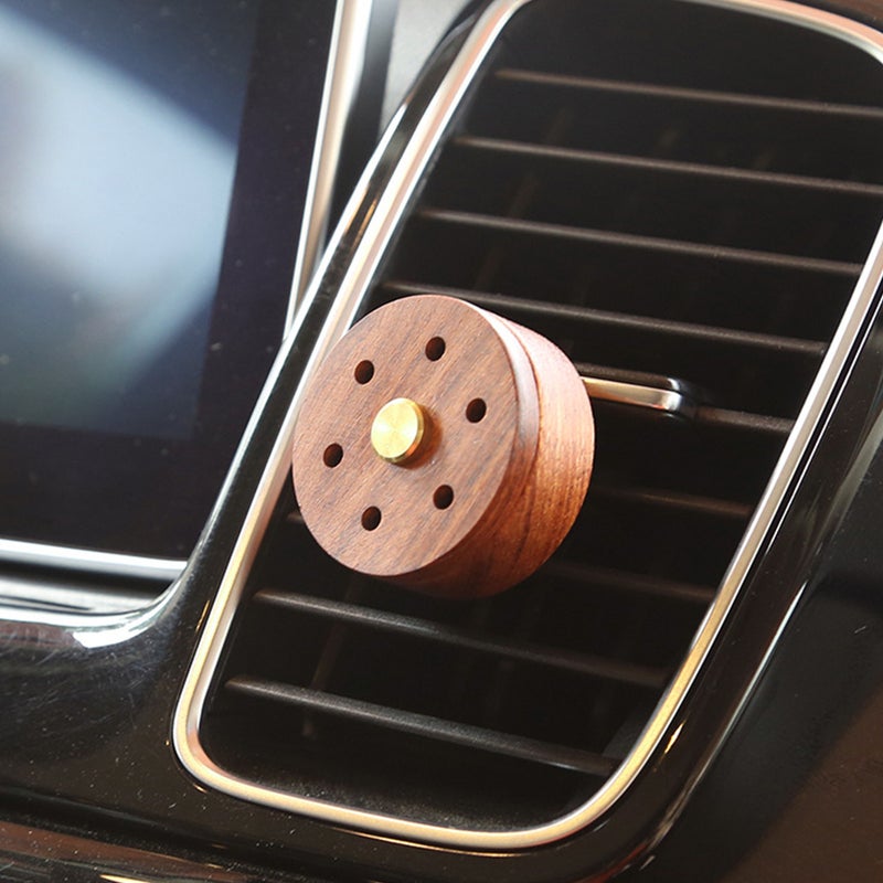 🚗 مشبك عطر خشبي للسيارة للتزيين ٢ قطع - Image 3
