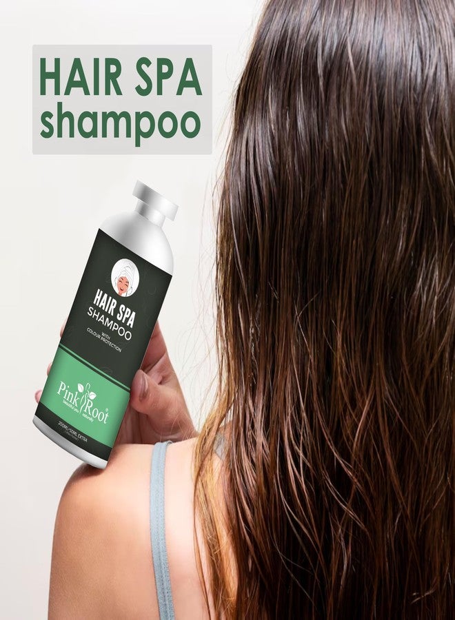 Pink Root Hair Spa Shampoo 250ml & Hair Spa Conditioner 250ml (Pack of 2) for Soft Shining Hair, Long & Healthy Hair - Deep Nourishing Shampoo for Dry Hair - Image 3
