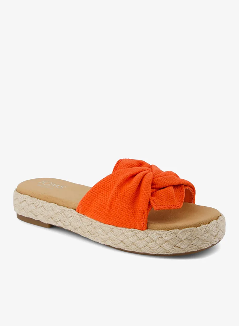 Abby Slide Flatform Espadrille Sandal
