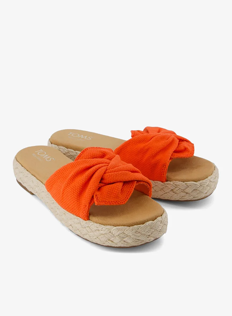 TOMS  Abby Slide Flatform Espadrille Sandal for Women | Best Price UAE