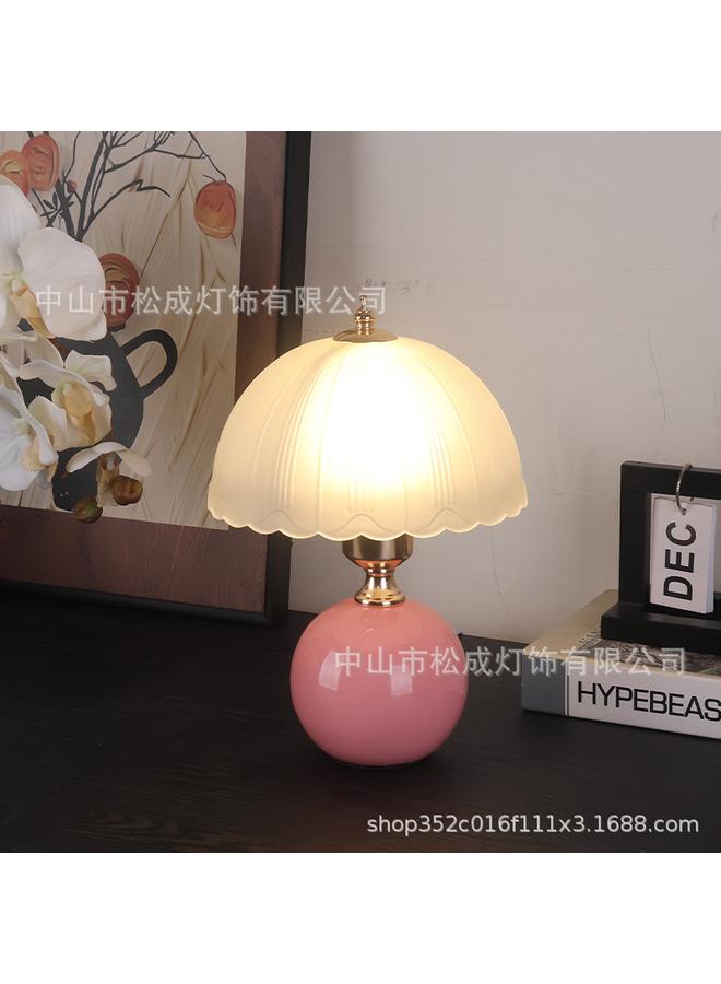 Bluejw A Pair Of Wedding Room Ceramic Table Lamp Bedside Lamp Gift For New Bride's Best Friend - Image 1