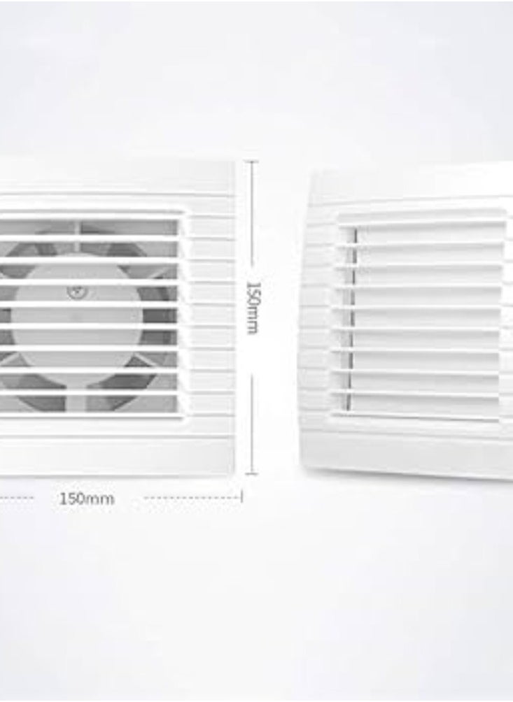 KNP KNP Auto Glass PVC Exhaust Fan with a 6 inch diameter is designed for efficient ventilation and air circulation in small to medium-sized indoor spaces.  - Image 3