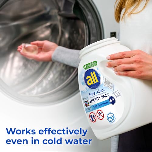 all Unit Dose Laundry Detergent, Mighty Pacs, Free Clear, 80 Count - Image 4