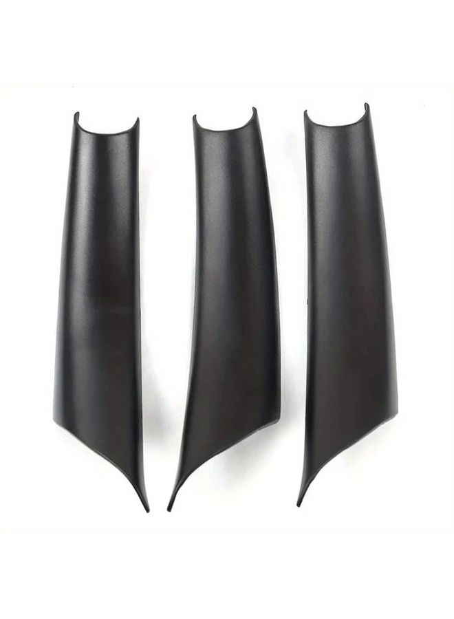 3 Piece LHD Car Interior Door Pull Handle Cover Carbon Fiber Pattern For BMW X5 E70 X6 E71 E72 2007 2014 - Image 5