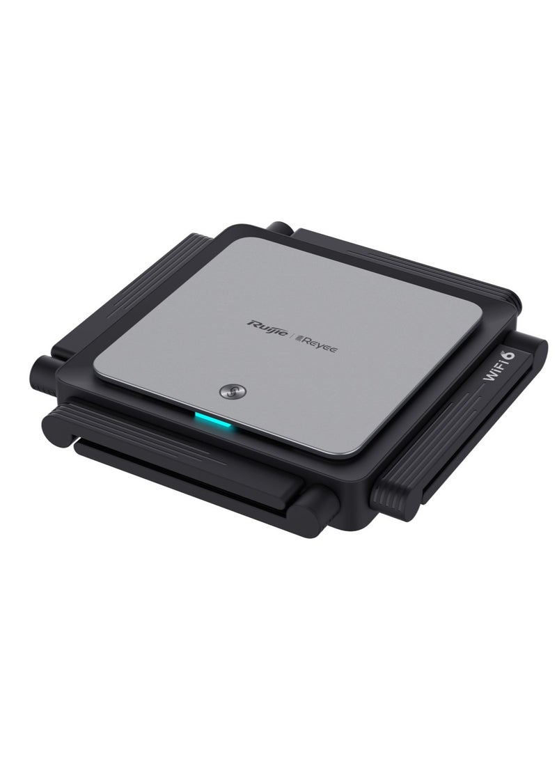رويجي راوتر RG-EW3200GX PRO Wi-Fi 6 ثنائي النطاق - 3200 ميجابت في الثانية، 8 هوائيات، منافذ جيجابت، مثالي للاستخدام في المنزل وفي المكاتب المنزلية الصغيرة  - Image 3
