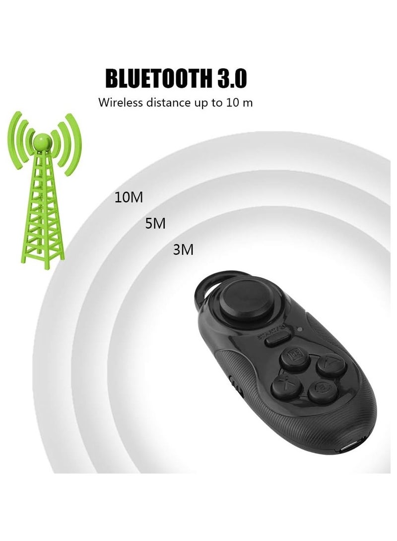 Bluetooth Remote Control, Pocket Selfie Shutter Timer Remote Controller for Game iOS Android Smartphone Phone TV Box