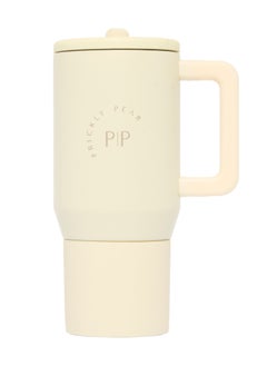 Prickly Pear Stainless Steel Water Bottle 20 Oz Mini Hydrator Cream Logo  - Image 1