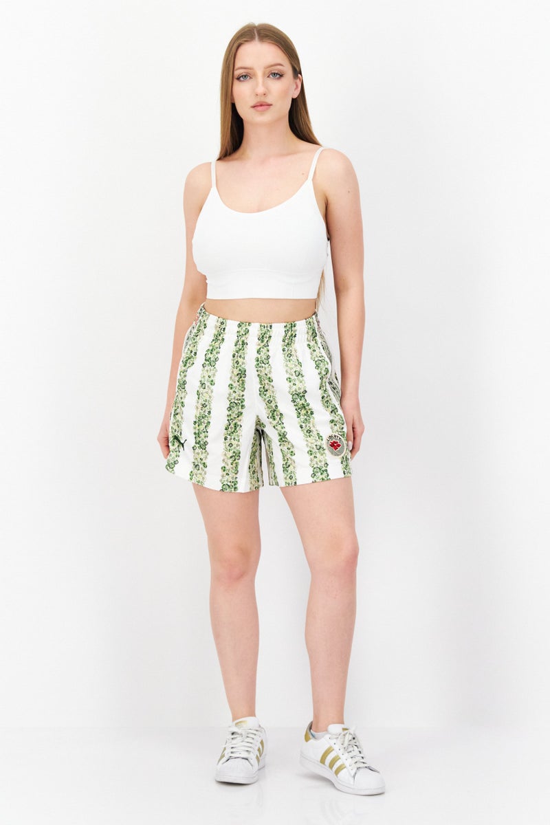 PUMA Puma x Liberty Women Sportswear Fit Training Shorts, White  - Image 2