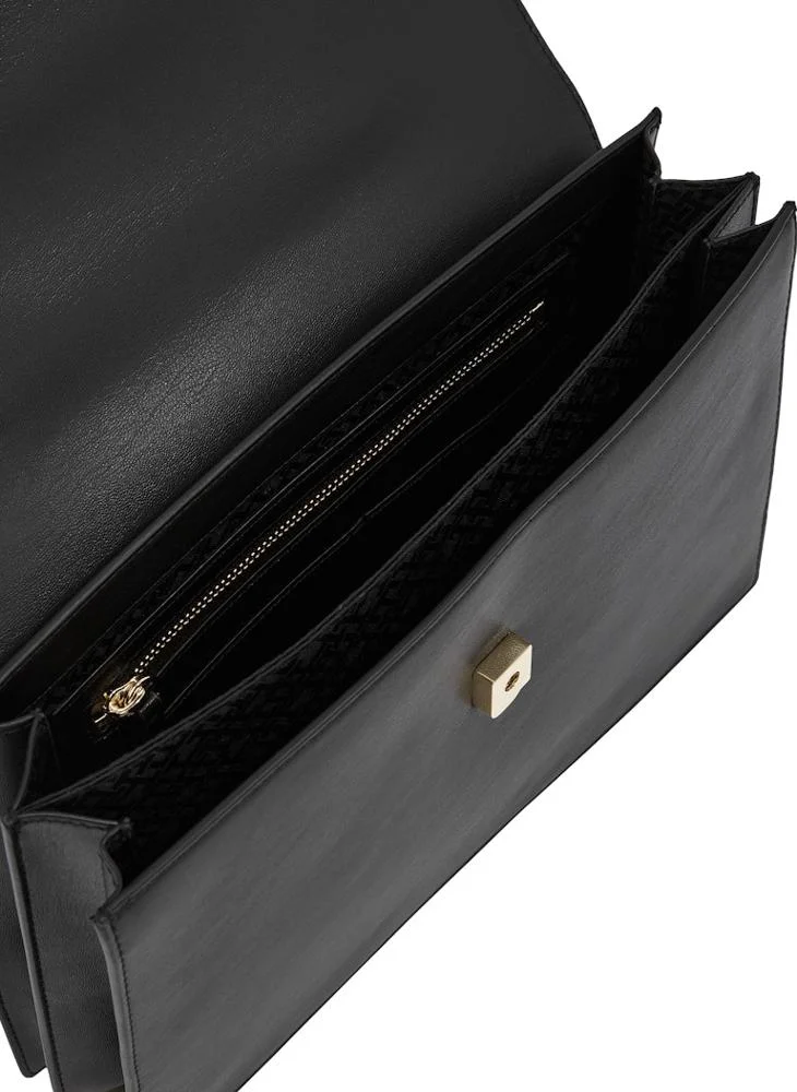 تومي هيلفيغر Logo Detail Zip Over Tote