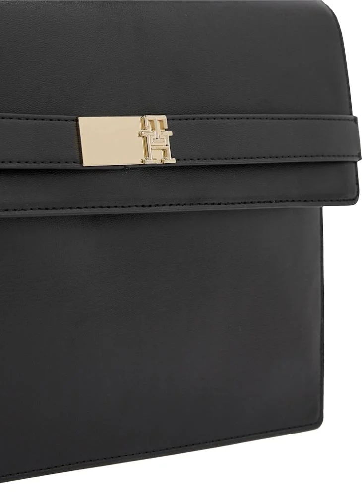 تومي هيلفيغر Logo Detail Zip Over Tote