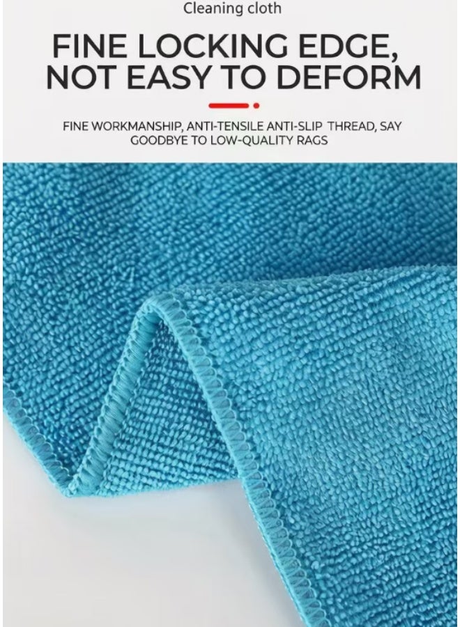 Pack of 20 Premium Microfiber Cleaning Cloths - Ultra Absorbent, Lint-Free & Scratch-Free Towels for Car Detailing, Kitchen, Home & Glass (Assorted Colors) - Image 5