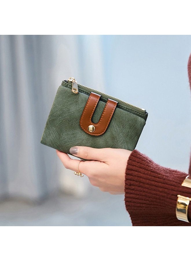 AOXONEL Women's Rfid Small Bifold Leather Wallet Ladies Mini Zipper Coin Purse id card Pocket,Slim Compact Thin - Image 5