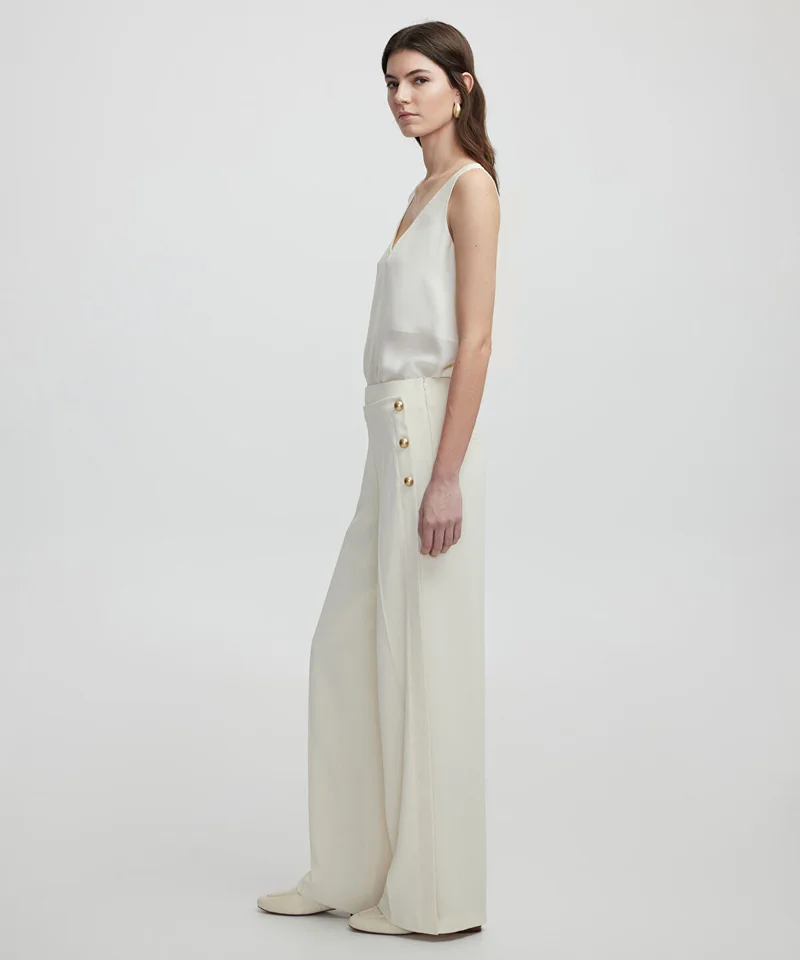 ابيكول Trousers With Metal Buttons