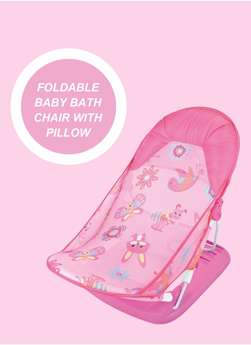 MaBaby - Portable Foldable Baby Bath Chair Breathable Shower Baby Bath Non-Slip Seat 60*33*35cm - Image 1