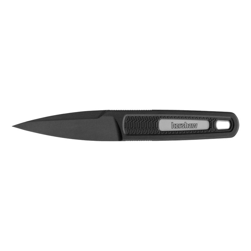 Kershaw Electron Knife, 2.4 inch Black Sleeve Dagger Design, Made with PA-66 Nylon, Project Atom - Image 1