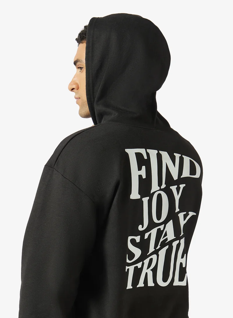 Seventy Five  Graphic Pullover Hoodie for Men | Best Price UAE