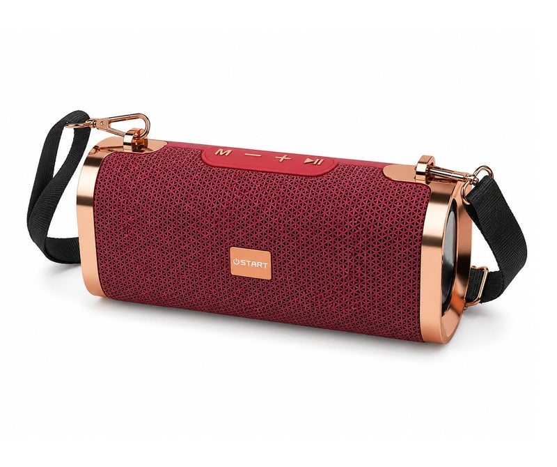 ST-803 Portable Wireless Bluetooth Speaker Stereo Sound Splashproof Speakerphone 6000mAh Battery Up To 12 Hours Playtime Dual Speaker Connect