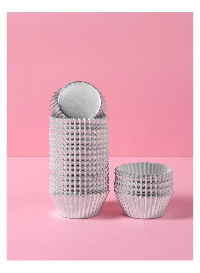 Crinkle Muffin Cupcake Baking Cups Disposable High Temperature Oven Baking Cups for Birthday, Wedding, Holiday and Party 100 pcs  - Image 2
