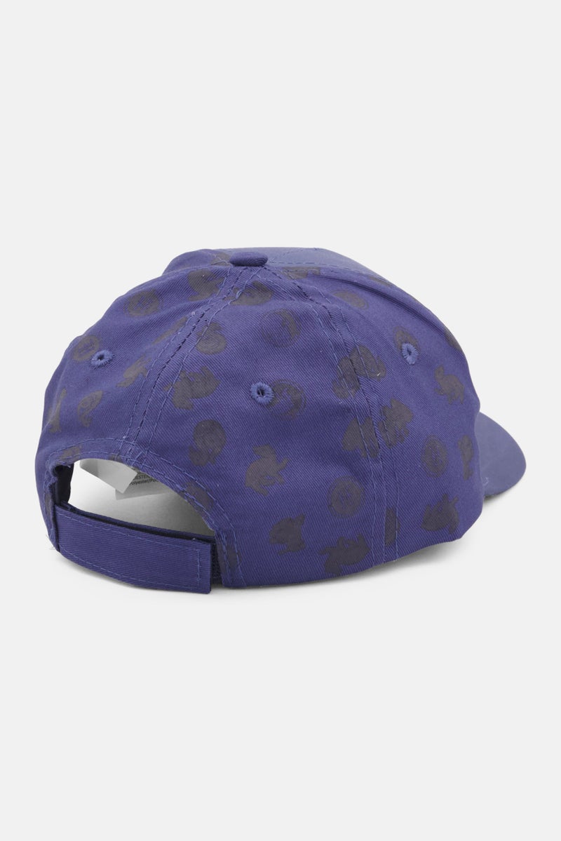 Harry Potter Kids Boy Allover Print Cap, Navy  - Image 2