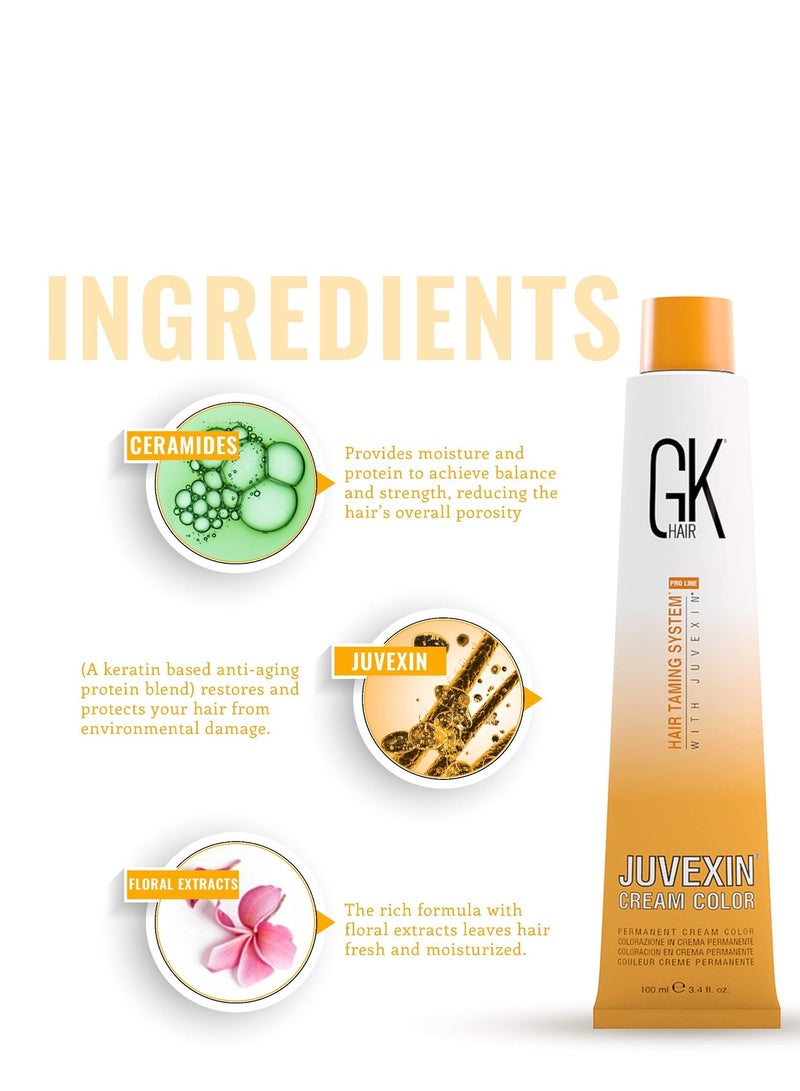 جي كيه هير صبغة كريم جوفيكسين اشقر خفيف قوي رقم 8.0 - Image 2