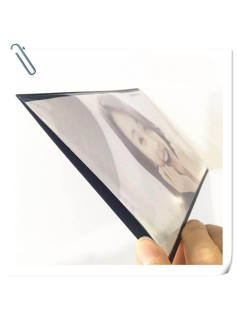 Y&D 12Piece 5*7inch white Transparent Creative Diy Magnetic Pvc Hollow Photo Frame Stickers  - Image 3
