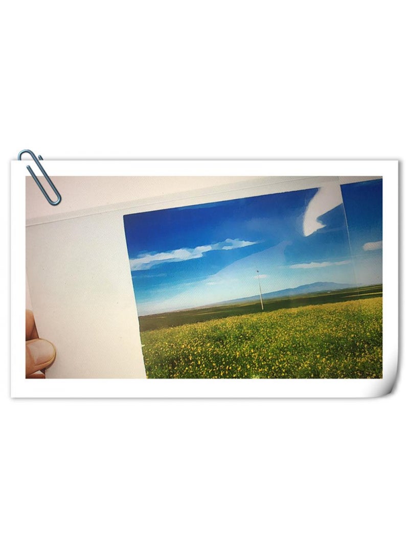 Y&D 12Piece 5*7inch white Transparent Creative Diy Magnetic Pvc Hollow Photo Frame Stickers  - Image 4