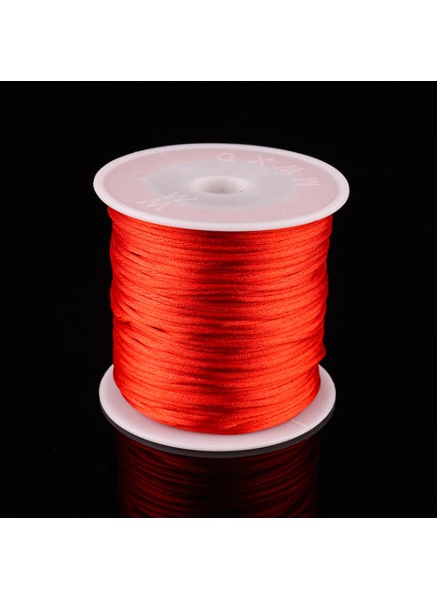 40m Red Cord Chinese Knot DIY Bracelet Material Red