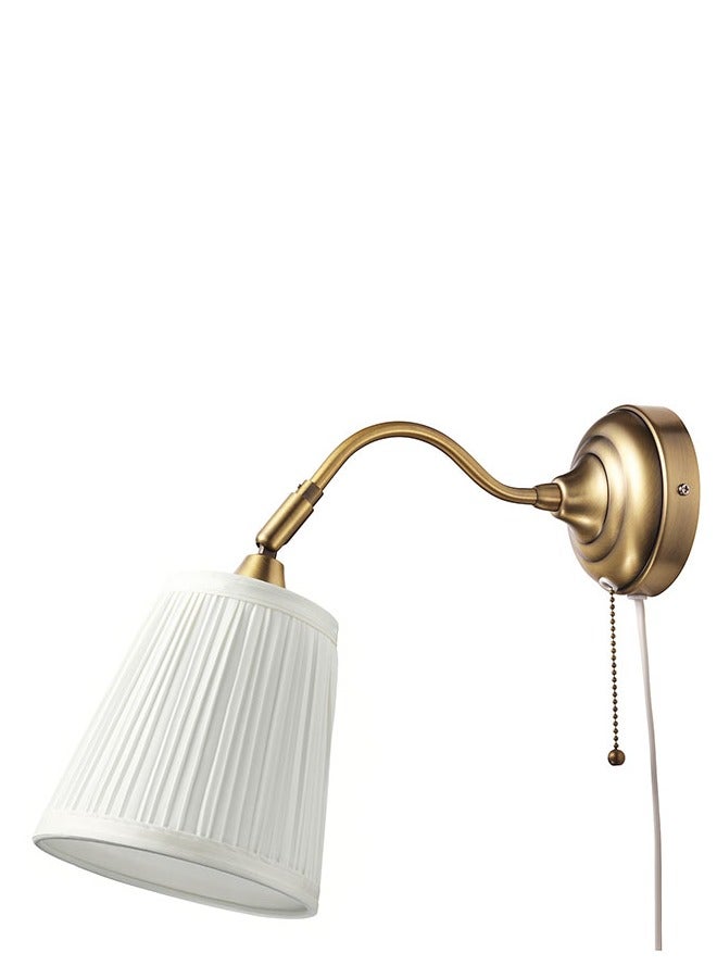 ARSTID Wall lamp, brass/white - Image 2