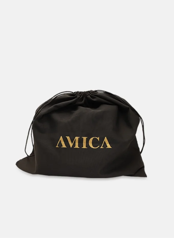 AMICA Bonita Leather Satchel Handbag for Women - White