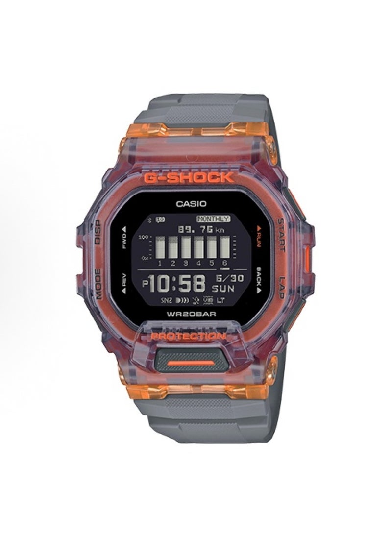 CASIO - octagonal sports waterproof and shockproof D200 grey pink - Image 1