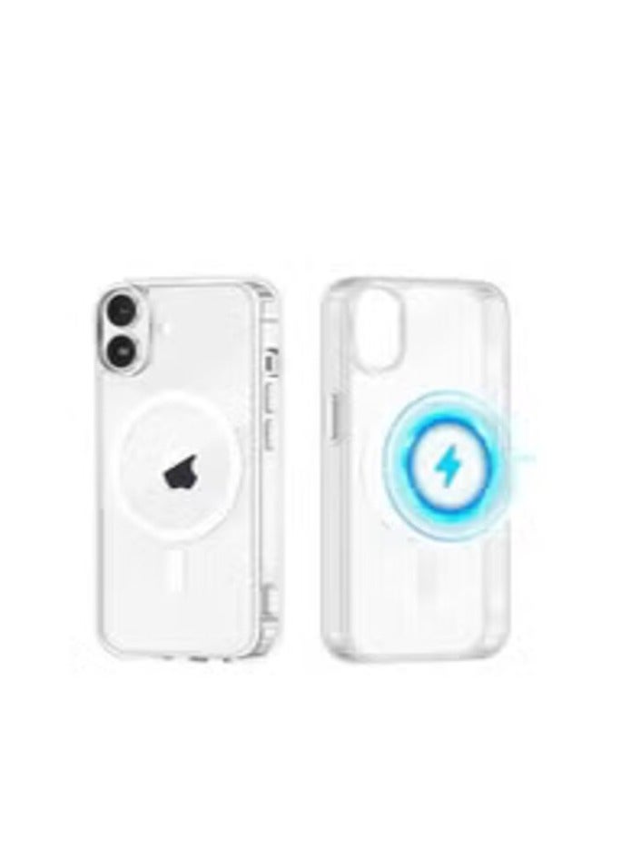 COMMA iPhone 16 Plus MagSafe Clear Case - Strong High Quality Magnet, Wireless Charging Compatible, Shockproof Protection, Ultra Slim Anti-Scratch Magnetic Cover - Image 2