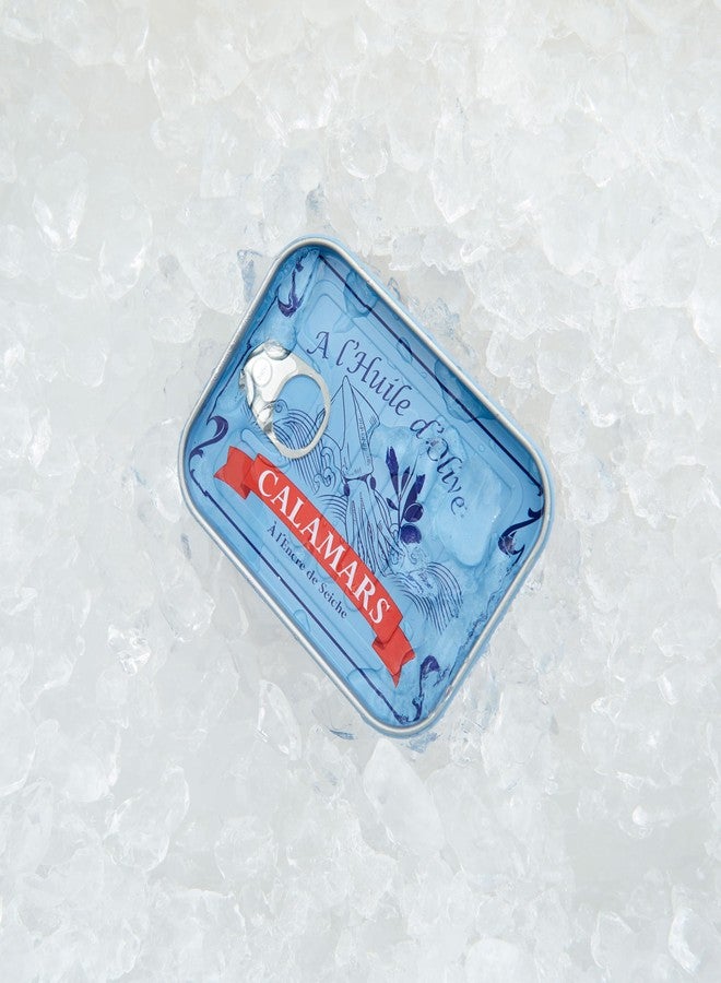 Balvi Fork Appetizer Conserverie Calamars Retro Design Canned Squid Can/INOX - Image 4