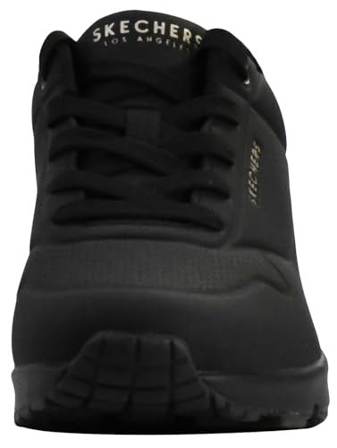 Skechers womens Skecher Street Women's Uno - Stand on Air Sneaker, Black/Black, 8 Wide US - Image 2