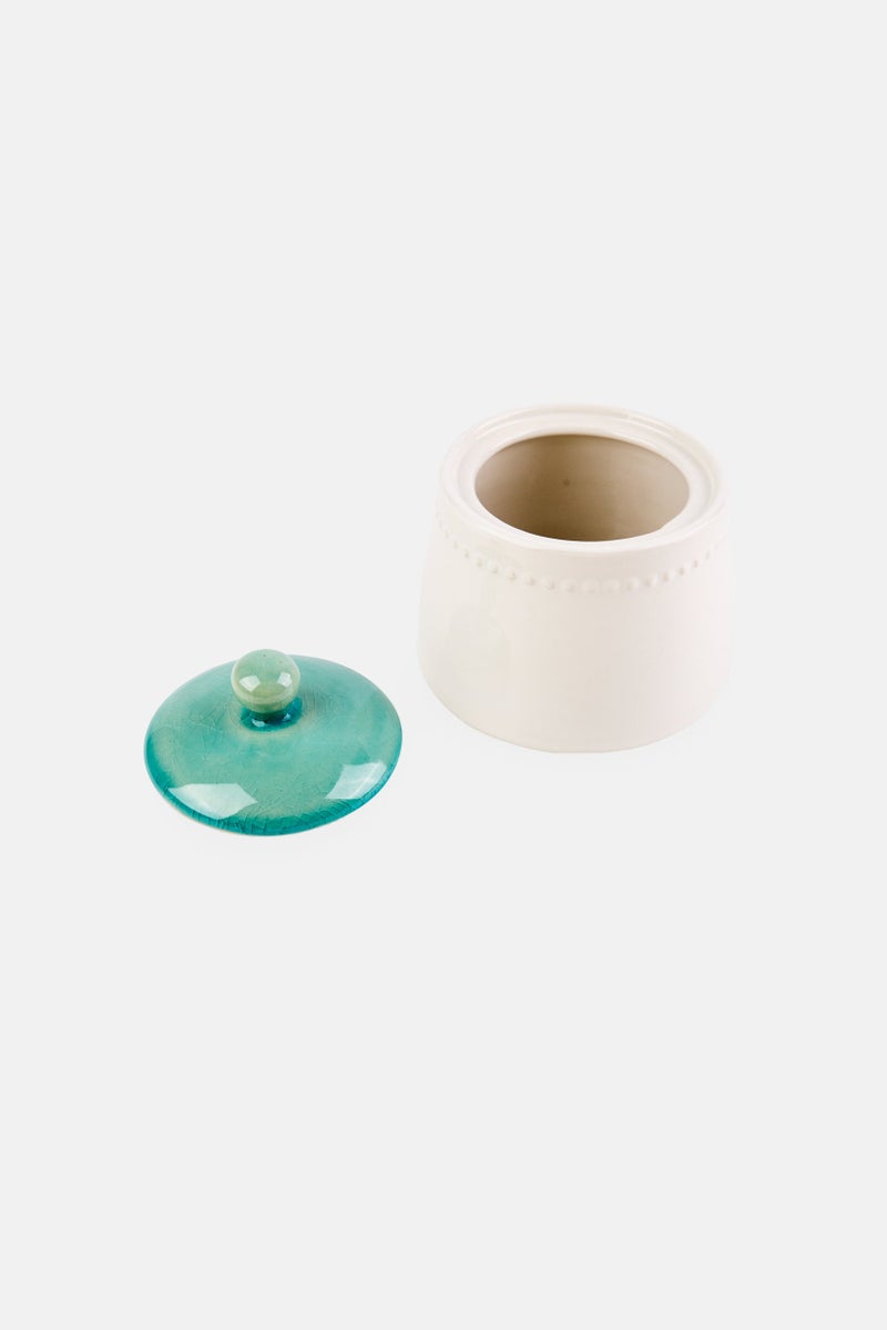 Fissman Ceramic Sugar Pot With Lid 450ml, Multicolor - Image 4