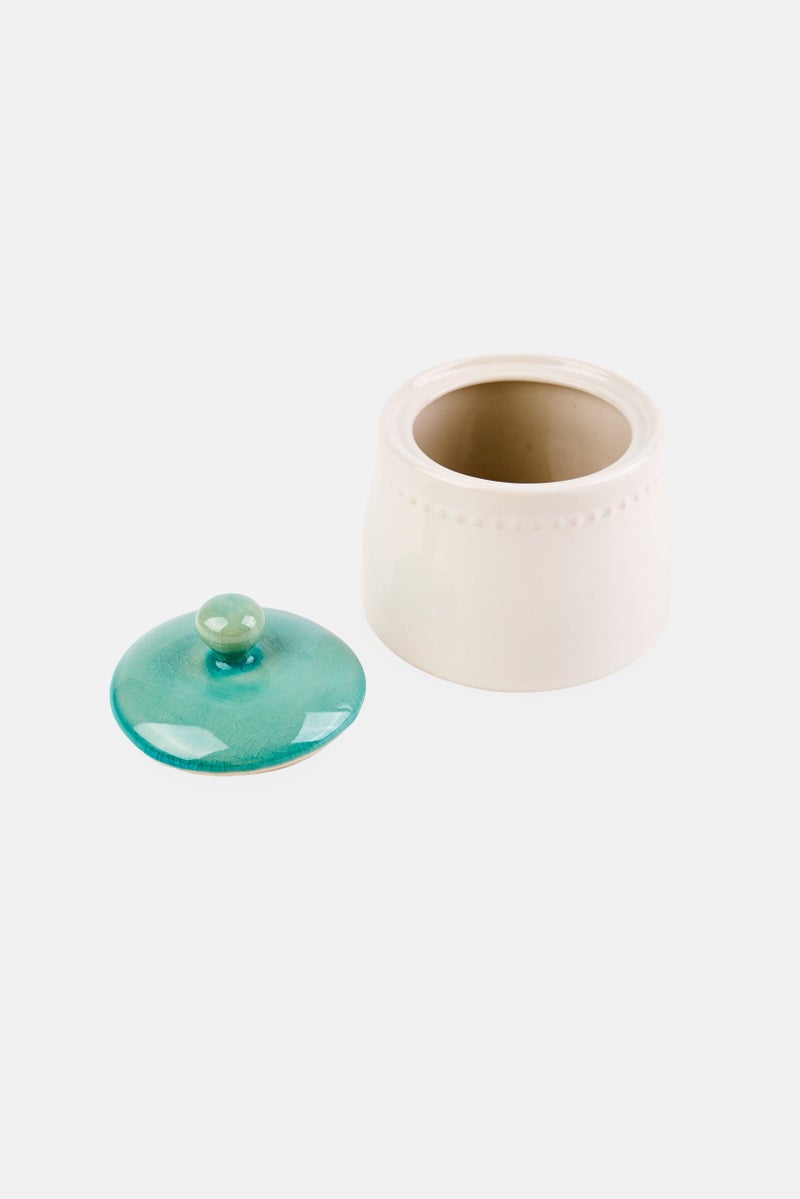 Fissman Ceramic Sugar Pot With Lid 450ml, Multicolor - Image 3