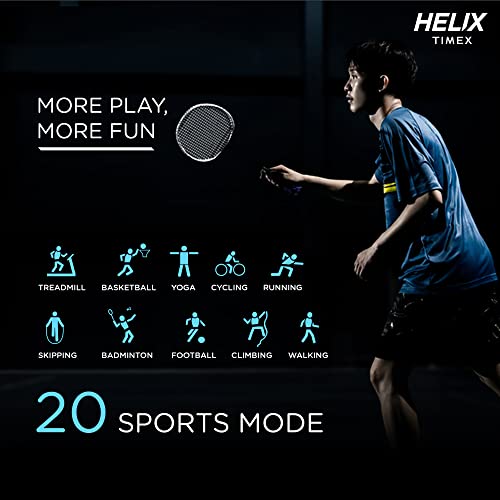 Helix METALFIT 2.0 smartwatch with Bluetooth Calling, 1.5" HD IPS Full-Touch Display, SPO2, Body Temperature & BP Measurement, 20 Sports Modes and Unlimited Watch Faces-Black - Image 5