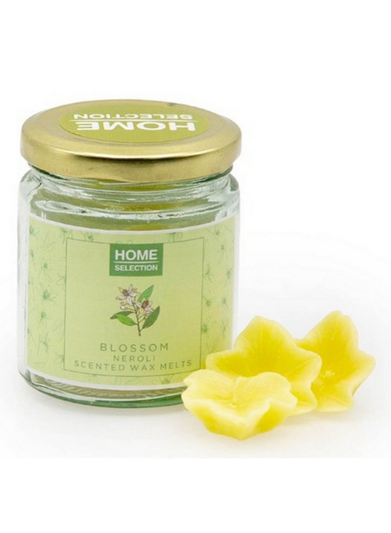 HOME SELECTION Single Wick Jar Blossom Neroli Scented Wax Melts Home Fragrance - Image 2