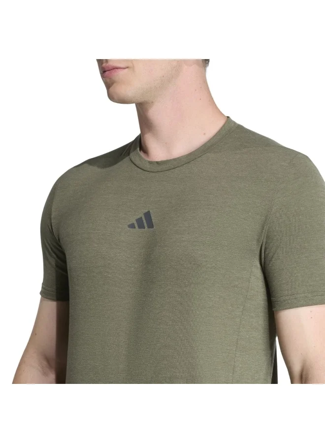 Adidas D4T Tee Green Training T-Shirts For Men XS