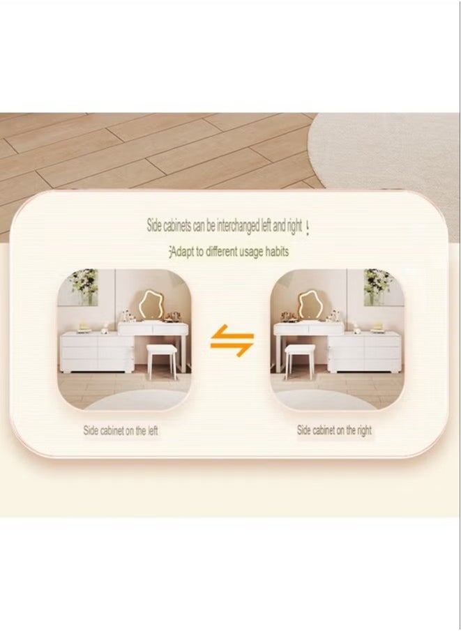 NKX Elegant and Efficient Smart Dressing Table for Contemporary Living Spaces with LED Mirror  - Image 3