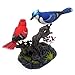 Tipmant Simulation Electric Birds Toys Voice Controlled Electronic Animal Pets Realistic Pen Holders Office Home Decor Ornament Kids Birthday Gifts Blue - Image 4