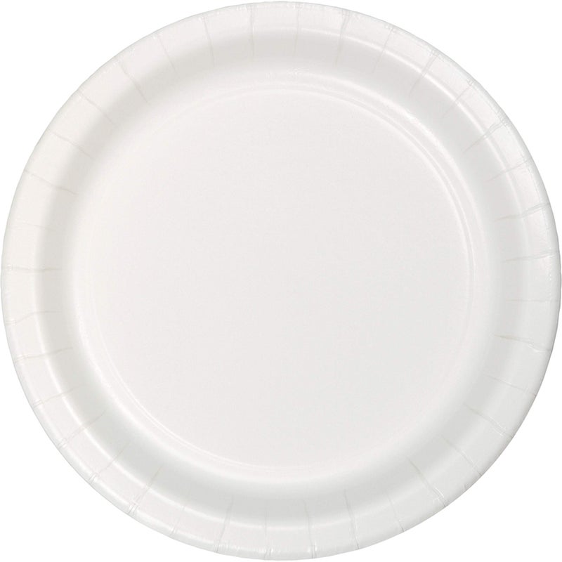 CREATIVE CONVERTING Bright White White Dessert Plates 24