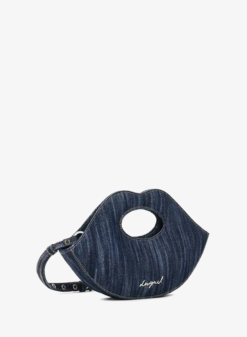 Desigual Blue Small lips bag for Women | Best Price UAE