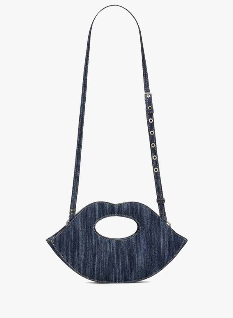 Desigual Blue Small lips bag for Women | Best Price UAE