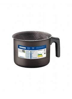 TRAMONTINA Since 1911,Made in Brazil- Paris Texture 14cm 1.9L Graphite Aluminum Multipurpose Boiler with Interior and Exterior Starflon Max Lead PFOA Free Nonstick Coating  - Image 3