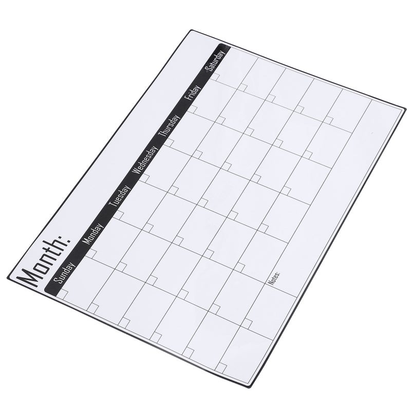 1pc Magnetic Plan Board Erasable Monthly Planner Refrigerator Schedule Board - Image 1