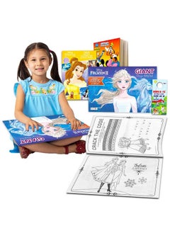 Bendon Publishing Disney Giant Floor Coloring Pad Set For Kids Bundle Includes 3 Giant Floor Coloring Books (Featuring Disney Frozen Minnie Mouse And Disney Princesses)  - Image 1
